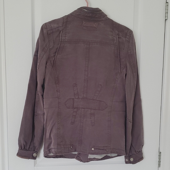 Zadig & Voltaire Purple Cotton Jacket Relaxed Fit- Oversized - Picture 2 of 9